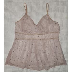 Torrid 1 Spaghetti Strap Top with Speckled Bling